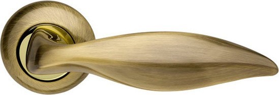 Ручка раздельная Armadillo (Армадилло) Taurus LD65-1AB/GP-7 бронза/золото