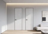 Скрытая дверь Profil Doors 0 PE.O под покраску 2400 Черный матовый RAL9005