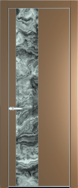 Межкомнатная дверь Profil Doors Orange 19 PE.O Атриум серебро Сэнд Серебро