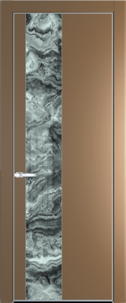 Межкомнатная дверь Profil Doors Orange 19 PE.O Атриум серебро Сэнд Серебро
