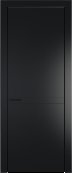 Межкомнатная дверь Profil Doors 11 PA Черный матовый Блэк