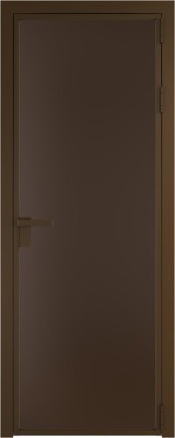 Алюминиевая дверь Profil Doors 1 AG Деорэ Монохром шоколад