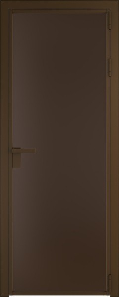 Алюминиевая дверь Profil Doors 1 AG Деорэ Монохром шоколад