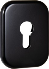 Накладка Fuaro (Фуаро) на цилиндр ESC.C.XL/K.486 (ESC 486-C SQ XL) BL черный (1 шт.)