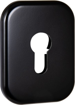Накладка Fuaro (Фуаро) на цилиндр ESC.C.XL/K.486 (ESC 486-C SQ XL) BL черный (1 шт.)