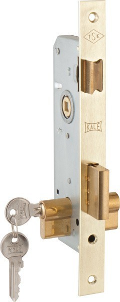 Замок врезной Kale kilit (Кале килит) цилиндровый 152/R (35 mm) (латунь) 3 кл.