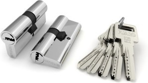 Цилиндровый Fuaro (Фуаро) механизм (R600/90) R6000Key90(50+10+30)-BL CP хром /блистер 5Key