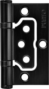Петля Punto (Пунто) универсальная без врезки IN3200W-HD BL (200-2B/HD 75x2,5) черный