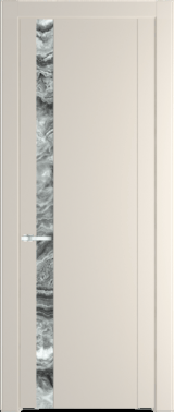 Межкомнатная дверь Profil Doors 1.2 P Атриум серебро Кремовая Магнолия (RAL 120-04)