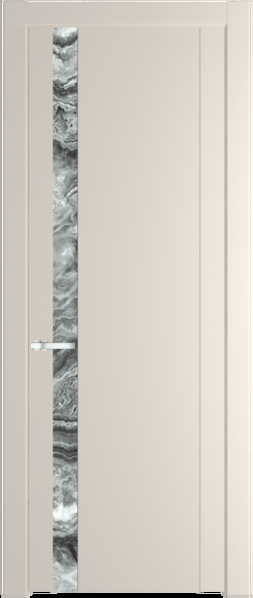 Межкомнатная дверь Profil Doors 1.2 P Атриум серебро Кремовая Магнолия (RAL 120-04)