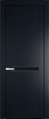 Межкомнатная дверь Profil Doors 1.4 P Монохром черный Нэви Блу (RAL 7016)