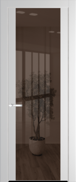 Межкомнатная дверь Profil Doors 1.7 P Зеркало бронзовое Крем Вайт (RAL 120-02)