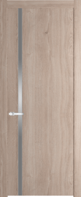 Межкомнатная дверь Profil Doors 21 NW Монохром серебро (серебро матлак) Дуб Сонома