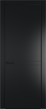 Межкомнатная дверь Profil Doors 11 PA Черный матовый RAL9005 Блэк