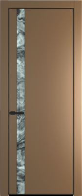Межкомнатная дверь Profil Doors 22 PA Черный матовый RAL9005 Монохром черный Сэнд