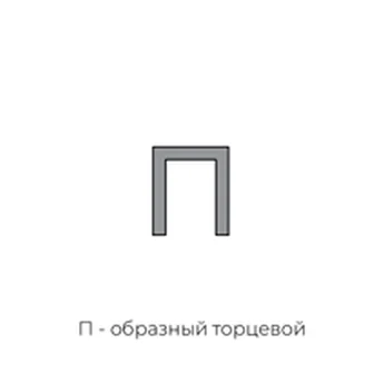 Торцевой профиль 4*3000 мм для стеновых панелей