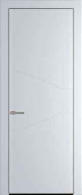 Межкомнатная дверь Profil Doors 2 PA Никель матовый Сэнд