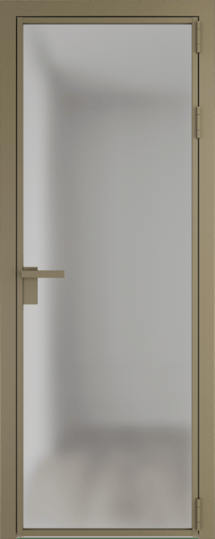 Алюминиевая дверь Profil Doors 1 AG Шампань Матовое