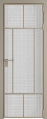 Алюминиевая дверь Profil Doors 10 AG Никель матовый Кризет