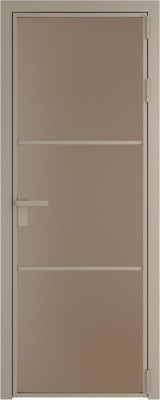 Алюминиевая дверь Profil Doors 13 AG Никель матовый Монохром капучино