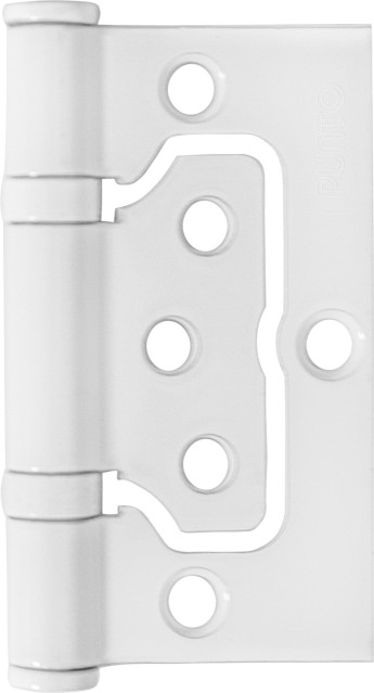 Петля Punto (Пунто) универсальная без врезки IN3200W-HD WH (200-2B/HD 75x2,5) белый