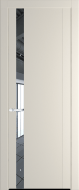 Межкомнатная дверь Profil Doors 1.2 P Зеркало Кремовая Магнолия (RAL 120-04)