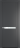 Межкомнатная дверь Profil Doors 1.4 P Lacobel Белый лак Графит (Pantone 425С)