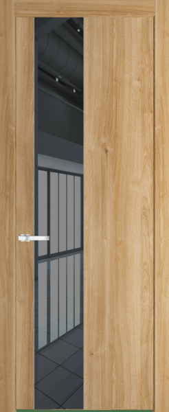 Межкомнатная дверь Profil Doors 19 NW Зеркало серое Дуб Карамель
