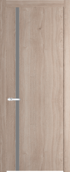 Межкомнатная дверь Profil Doors 21 NW Монохром серый Дуб Сонома