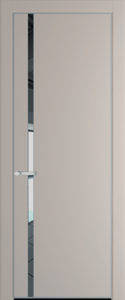 Межкомнатная дверь Profil Doors 21 PA Серебро Зеркало Сэнд