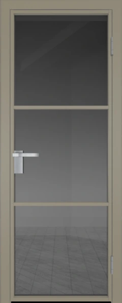 Алюминиевая дверь Profil Doors 13 AG Никель матовый Тонированное