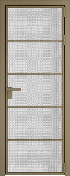 Алюминиевая дверь Profil Doors 14 AG Шампань Кризет