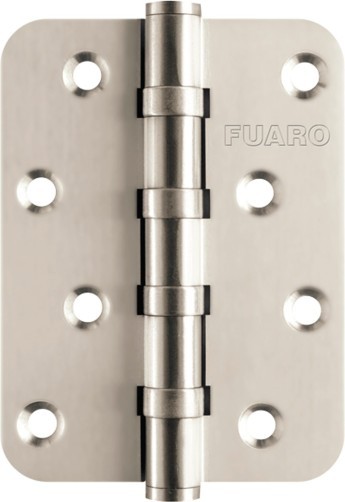 Петля Fuaro (Фуаро) универсальная IN4400U-R10 SN (4BB-R10 100x75x2,5) мат. никель