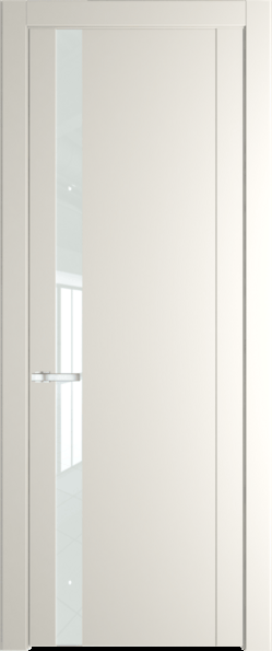 Межкомнатная дверь Profil Doors 1.2 P Lacobel Белый лак Перламутр белый