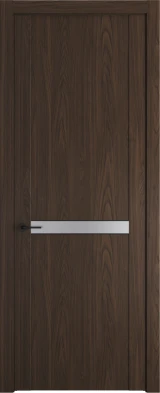 Межкомнатная дверь Profil Doors Orange 1.4N.O Орех Шоколад Монохром серебро (серебро матлак)