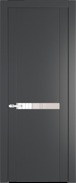 Межкомнатная дверь Profil Doors 1.4 P Lacobel Перламутровый лак Графит (Pantone 425С)