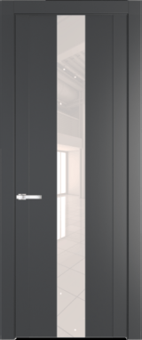 Межкомнатная дверь Profil Doors 1.9 P Перламутровый лак Графит (Pantone 425С)