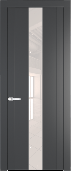 Межкомнатная дверь Profil Doors 1.9 P Перламутровый лак Графит (Pantone 425С)