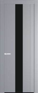 Межкомнатная дверь Profil Doors 1.9 P Монохром черный Смоки (RAL 870-02)