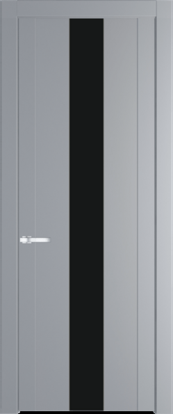 Межкомнатная дверь Profil Doors 1.9 P Монохром черный Смоки (RAL 870-02)