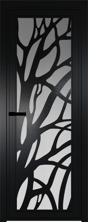 1 AGP Черный матовый RAL9005 стекло Матовое вставка Рисунок 2