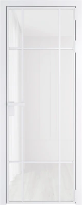 Алюминиевая дверь Profil Doors 8 AG Вайт Белый триплекс
