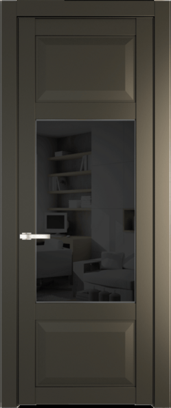 Межкомнатная дверь Profil Doors 1.3.3 PD Черное тонированное Перламутр бронза