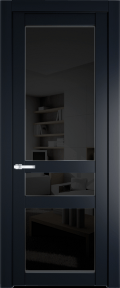 Межкомнатная дверь Profil Doors 1.5.2 PD Черное тонированное Нэви Блу (RAL 7016)