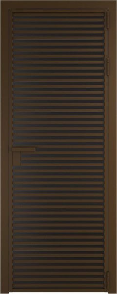 Алюминиевая дверь Profil Doors 12 AG Деорэ Монохром черный