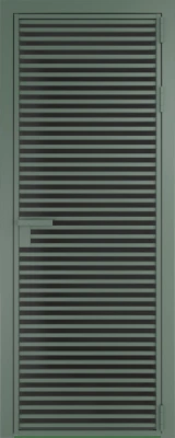 Алюминиевая дверь Profil Doors 12 AG Зеленый воск Тонированное матовое