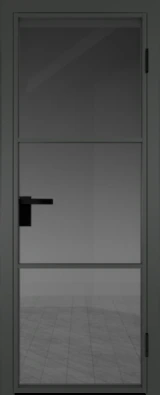 Алюминиевая дверь Profil Doors 13 AG Серая ночь Тонированное