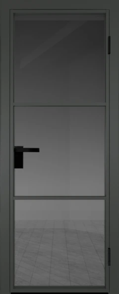 Алюминиевая дверь Profil Doors 13 AG Серая ночь Тонированное