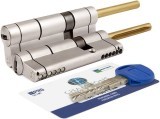 Цилиндровый механизм Mottura (Моттура) под вертушку (дл. шток) CP4P613101С5 (92 мм/56+10+26) МАТ.НИКЕЛЬ