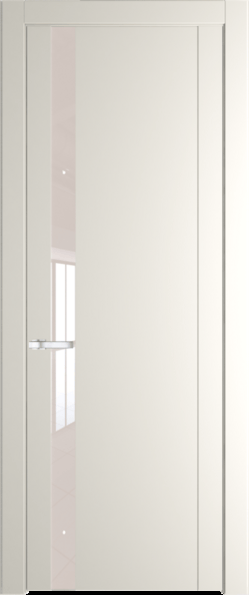 Межкомнатная дверь Profil Doors 1.2 P Lacobel Перламутровый лак Перламутр белый